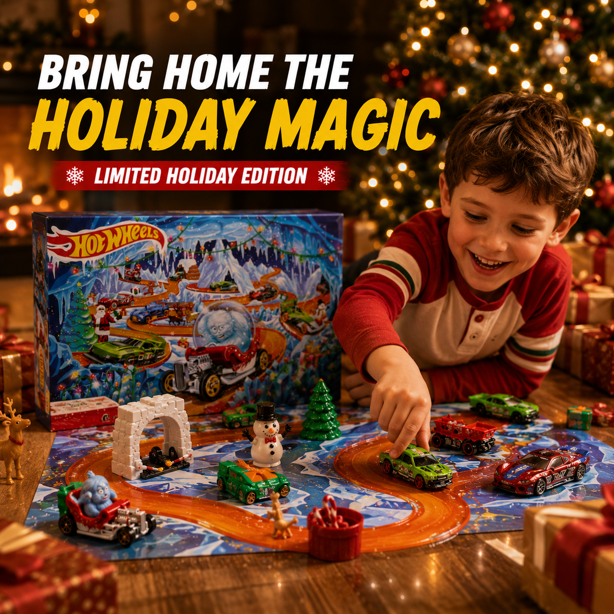 π₯ LAST DAY 50% OFF-π 24-Day Holiday Racing Advent Calendar