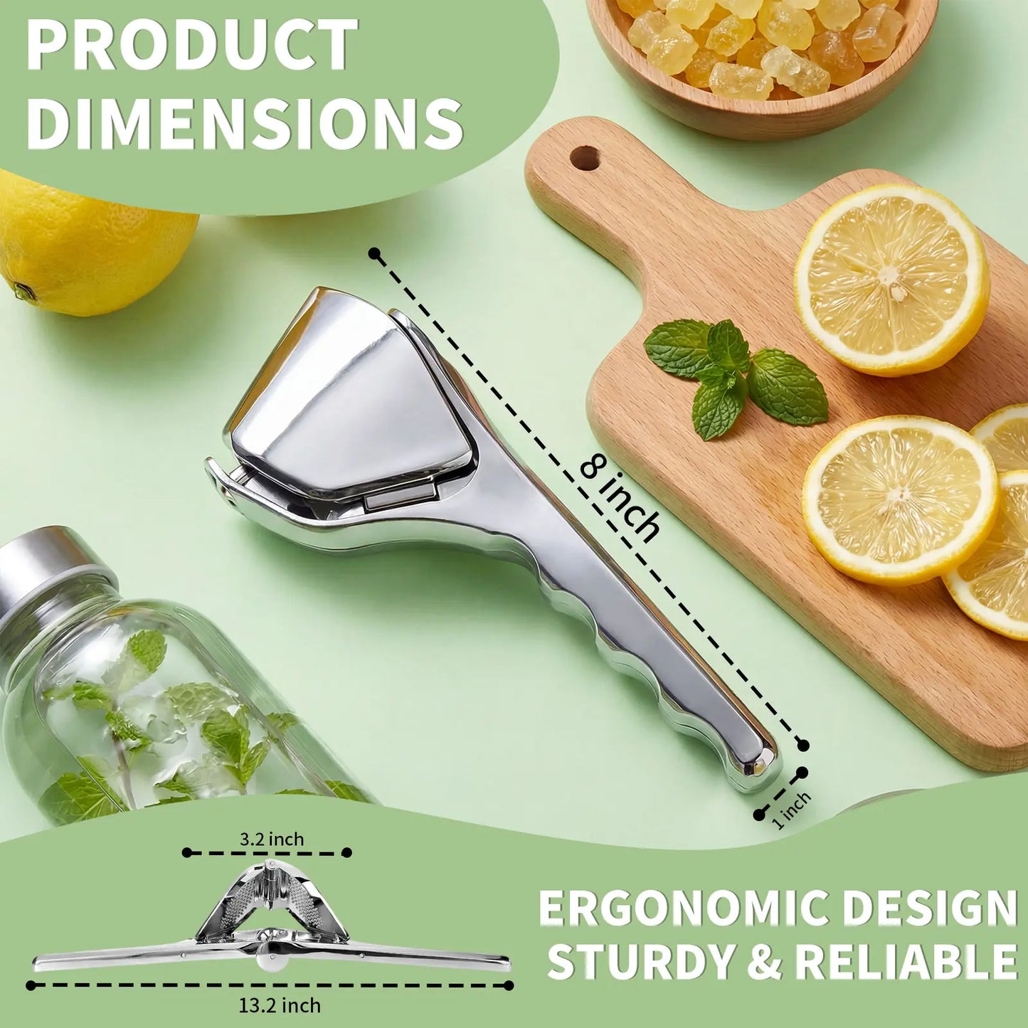 【AREL】Stainless Steel Citrus Squeezer for Fresh Juice