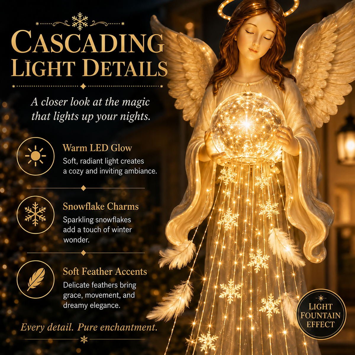 🎁 Today Only: Get 50% Off✨ Angel Remembrance Garden Light👼