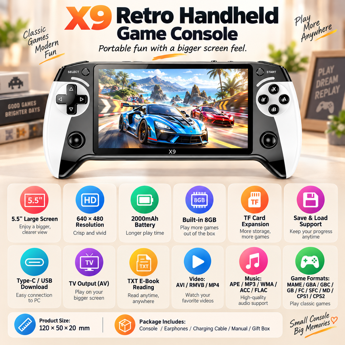 🔥Christmas Early Discount 49% Off🎮Portable Retro Game Console