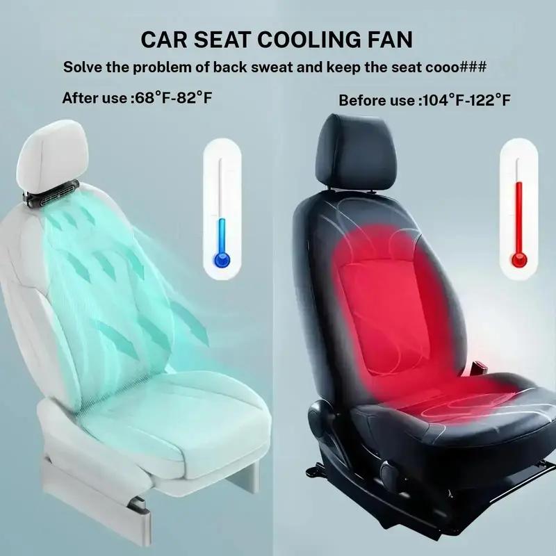 Car Seat Fan π¬οΈ β 3-Speed Rechargeable Clip-On Fan with 3000mAh Battery π | USB-C Charging β‘