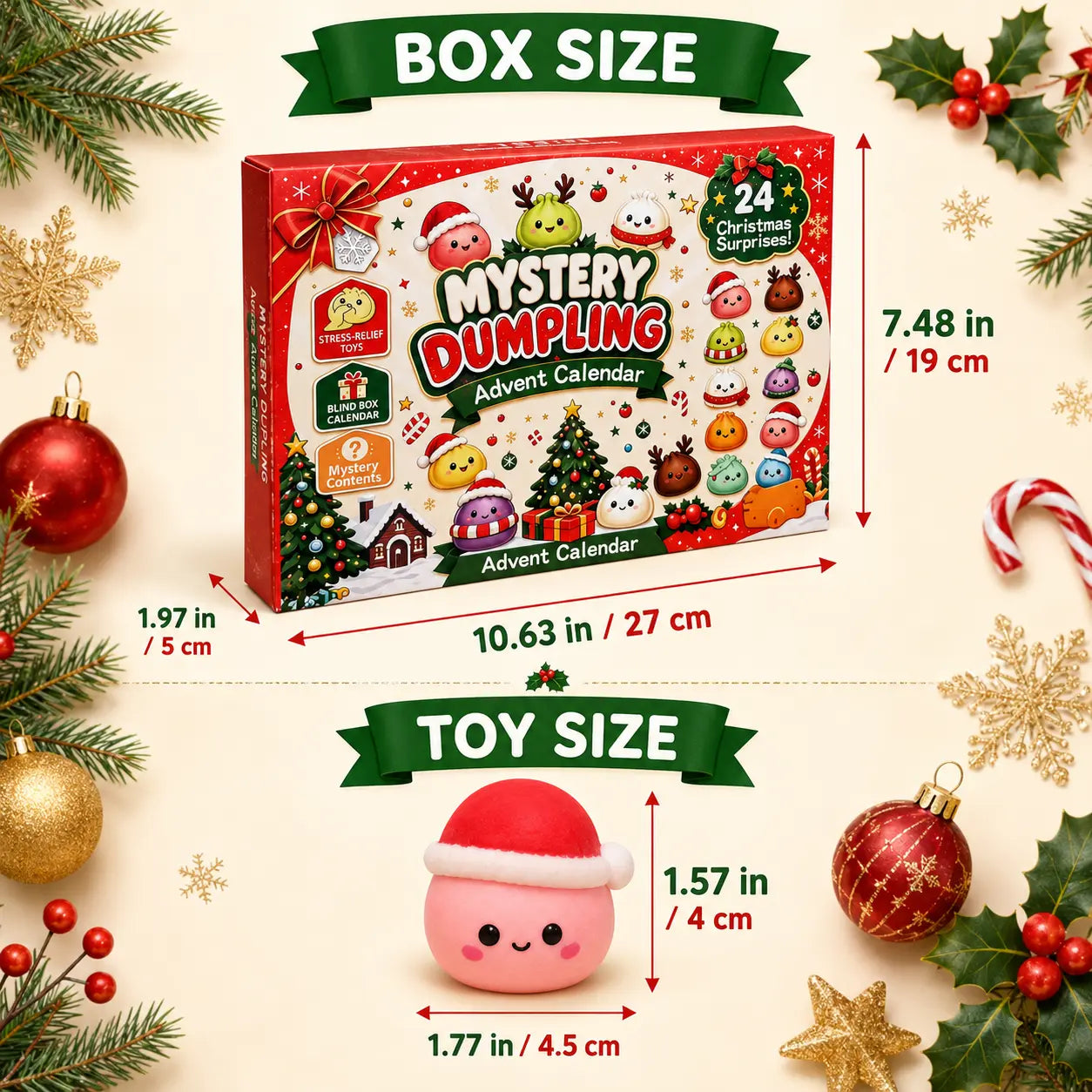 ๐ 24-Day Mini Squishies Advent Calendar