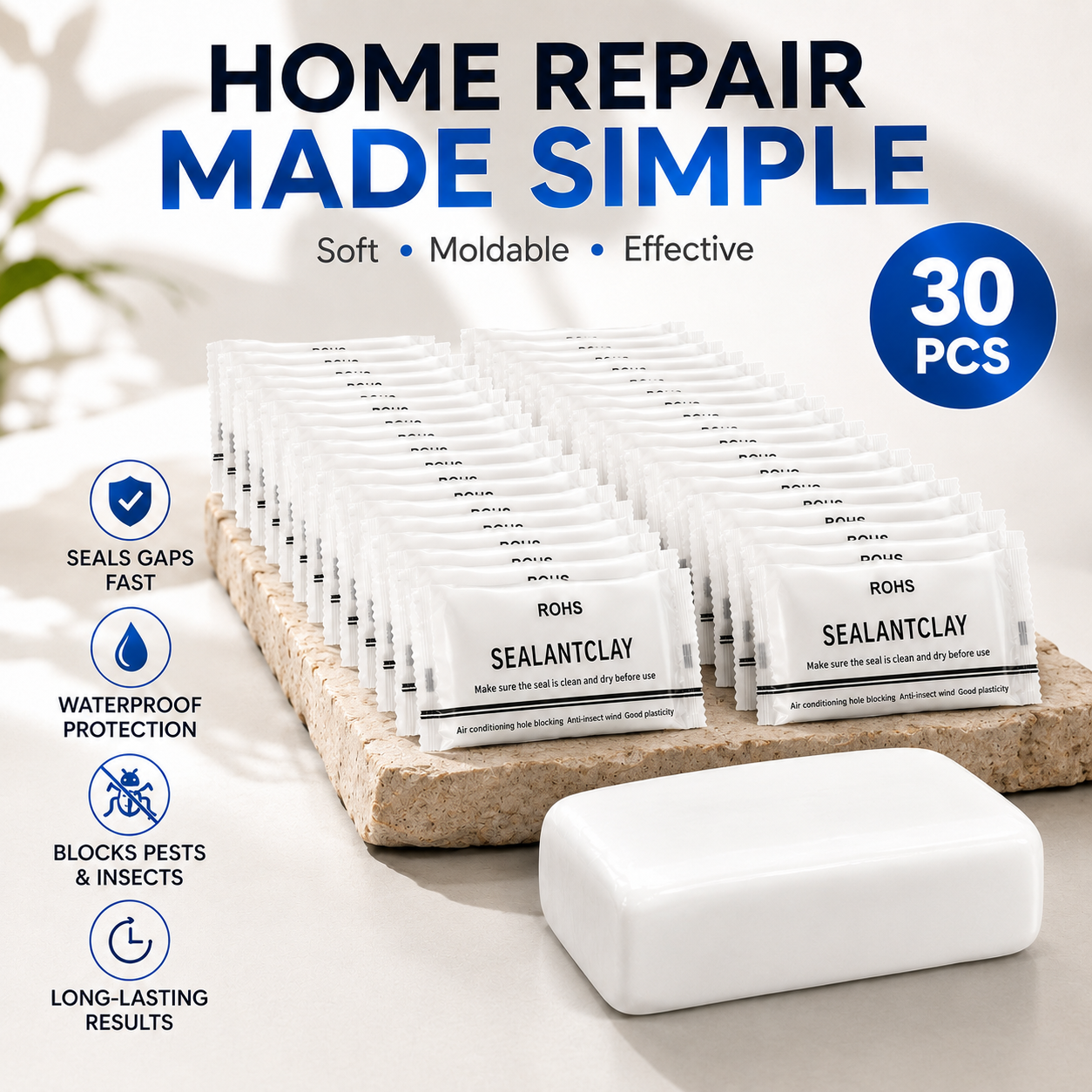 π§± Sealant Clay β Waterproof, Anti-Insect, Wall Hole Filler, Easy to Apply