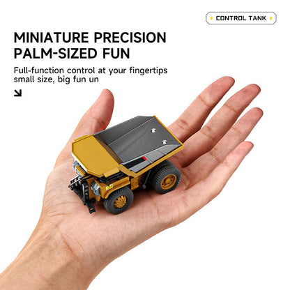 RC Construction Vehicle Toy Set with Excavator, Dump Truck, Forklift & Bulldozer