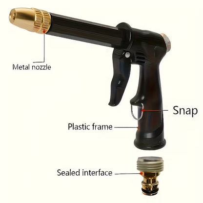🔥High-Pressure Water Gun – Handheld Car Wash + Garden Sprayer + Household Cleaner
