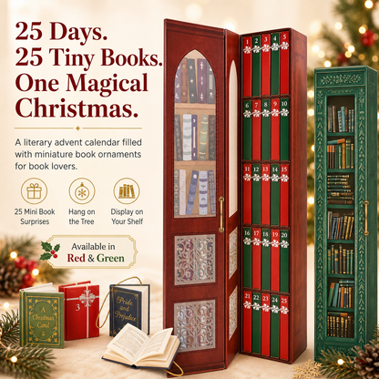 🎄 25-Day Mini Book Advent Calendar – ✨A Book Lover's Christmas Countdown