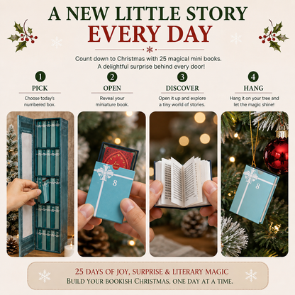 🎄 25-Day Mini Book Advent Calendar – ✨A Book Lover's Christmas Countdown