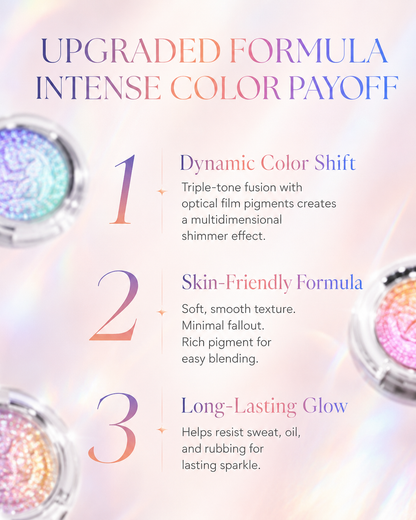 ✨ 2026 New Multichrome Baked Eyeshadow Highlighter | Color-Shifting Gradient Glow