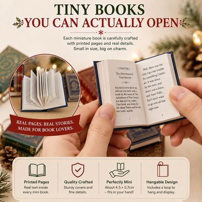 🎄 25-Day Mini Book Advent Calendar – ✨A Book Lover's Christmas Countdown