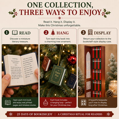 🎄 25-Day Mini Book Advent Calendar – ✨A Book Lover's Christmas Countdown