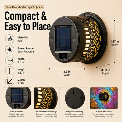 🌙 2026 New Solar Mandala Lights