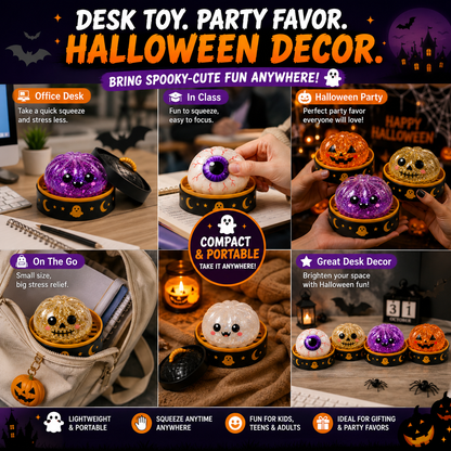 🎃 Halloween Steamed Bun Squishy Mystery Box Toy