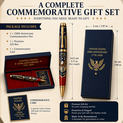 🔥America 250th Anniversary Commemorative Pen Gift Set