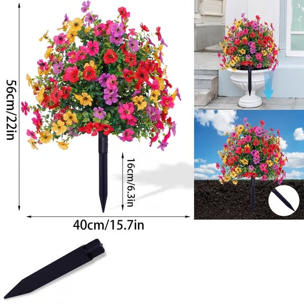 🌸Last Day Sale 50% OFF💐 UV Resistant Colorful Artificial Flower