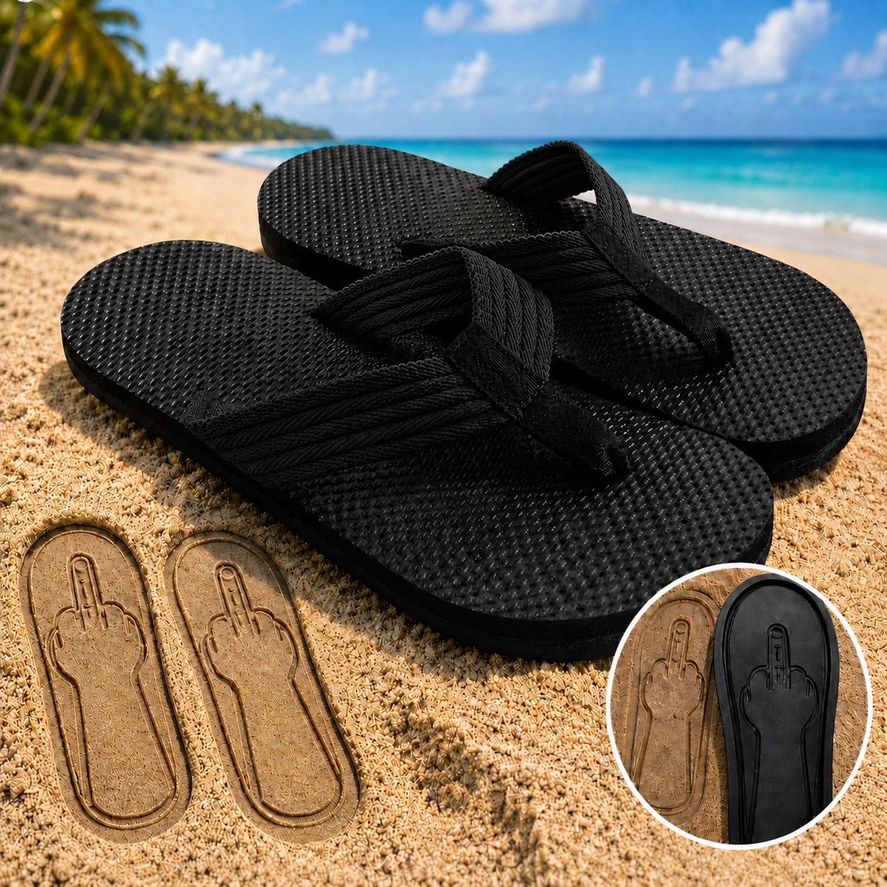 Middle Finger FlipFlops