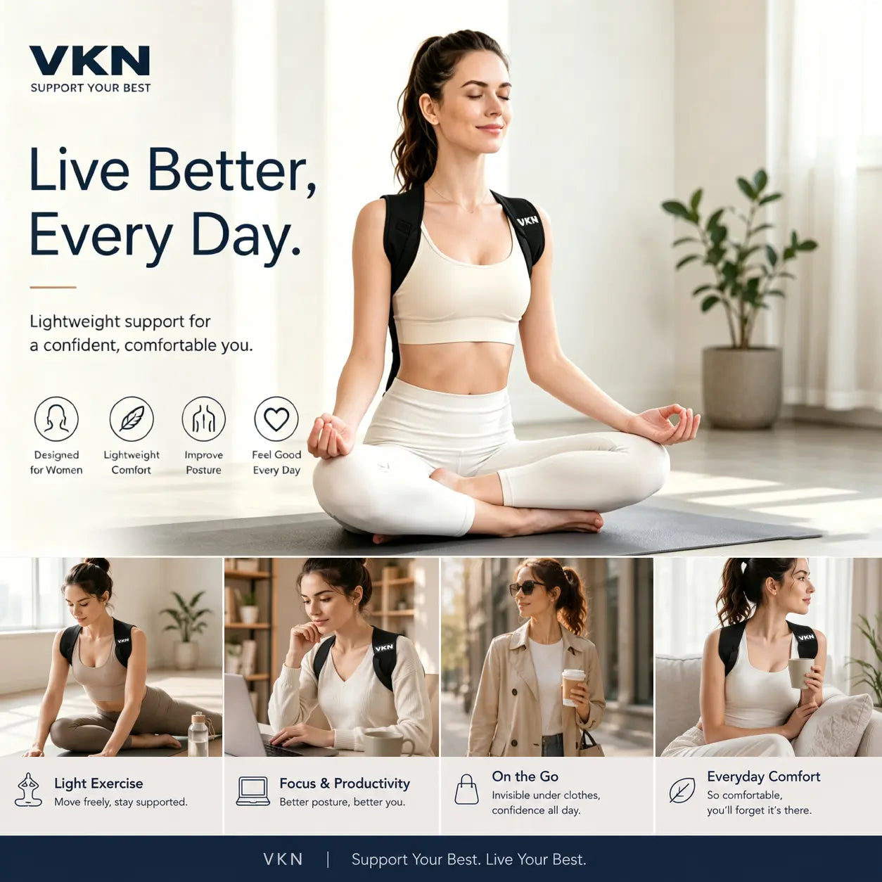 VKN Fitness Heavy Shoulder Straps for Bench Press