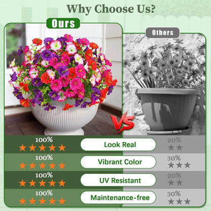 🔥Last Day 49% OFF🔥UV Resistant Artificial Petunias Flowers