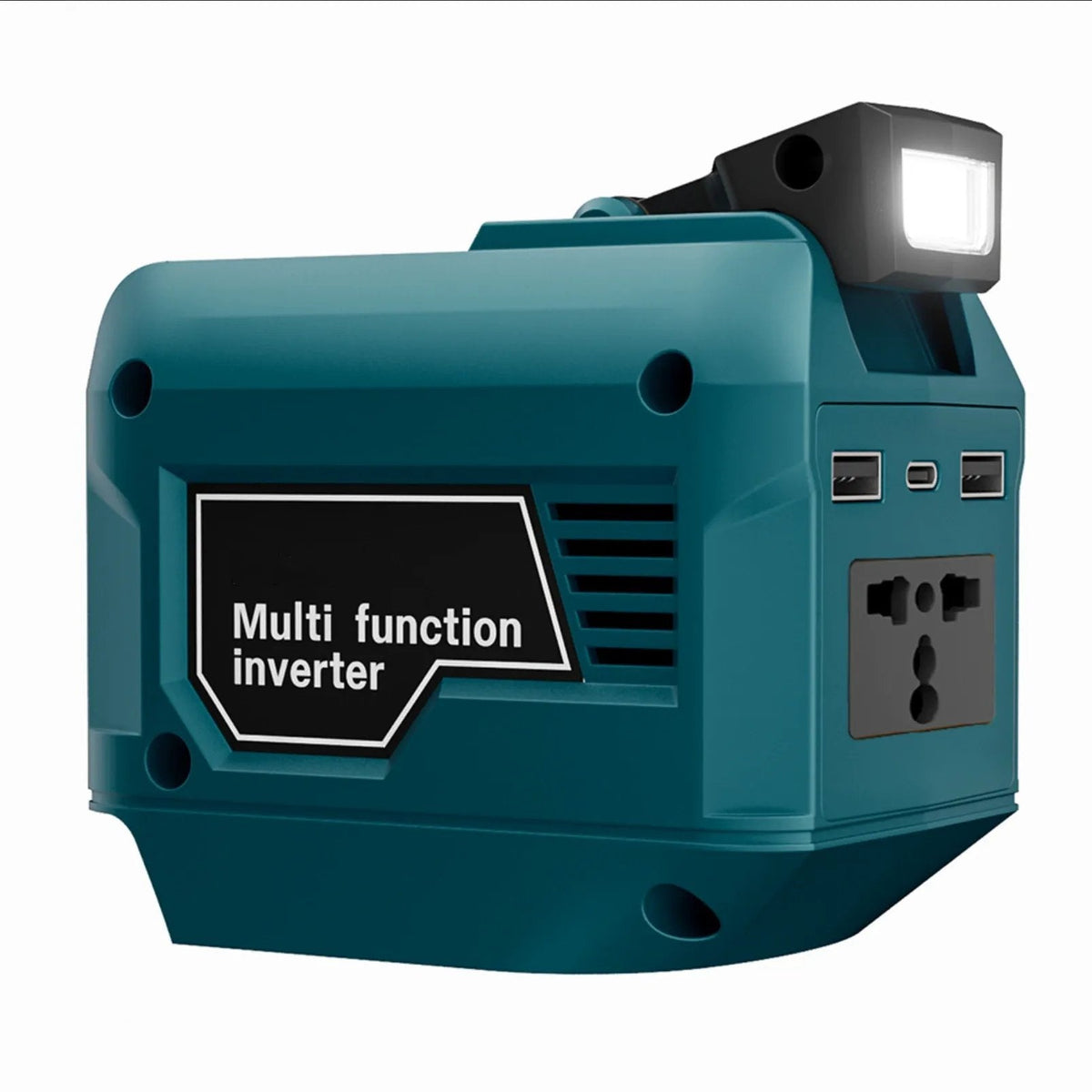 🎁Last Day 50% OFF🔋250W Portable Power Inverter – Turn 18V–21V Tool Batteries Into 220V AC Power