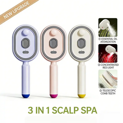 ✨ Electric Spray Comb – Nano Mist, Anti-Static, Scalp Massage