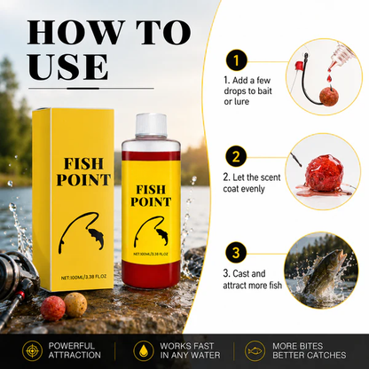 🐟Concentrated Fish Attractant Liquid – Fast-Acting Red Worm Formula