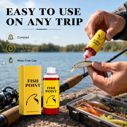 🎣 Fish Attractant – Red Worm Formula, More Bites, Less Waiting