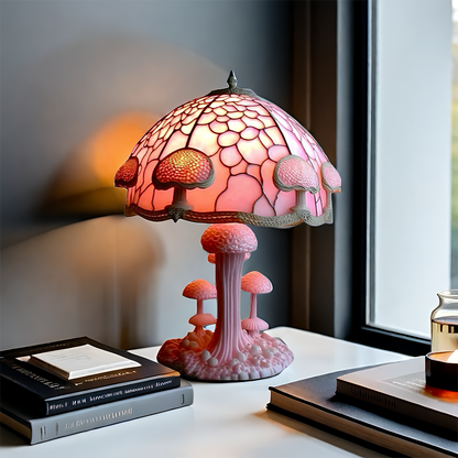 🏆 2026 Best Seller 🍄 Tiffany-Style Mushroom Lamp ✨ Transform Any Space with Magical Glow