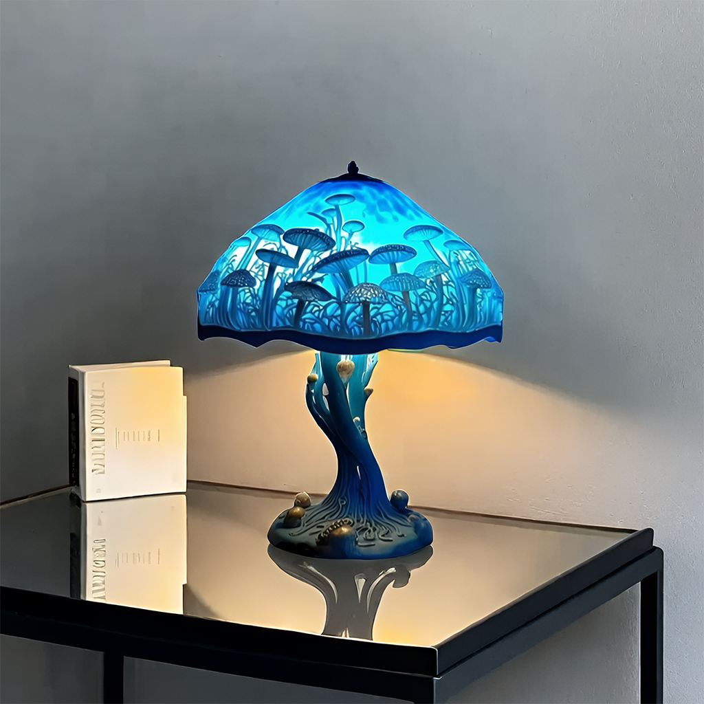 🏆 2026 Best Seller 🍄 Tiffany-Style Mushroom Lamp ✨ Transform Any Space with Magical Glow