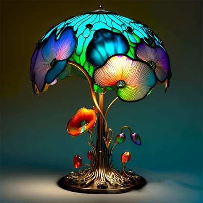 🏆 2026 Best Seller 🍄 Tiffany-Style Mushroom Lamp ✨ Transform Any Space with Magical Glow