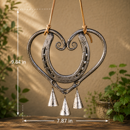 💥LAST DAY 49% OFF🔥The Horseshoe Heart Wind Chime