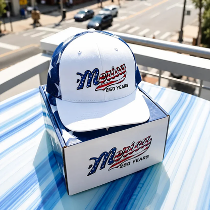 ?? ’Merica 250 Years Embroidered Mesh Back Trucker Hat