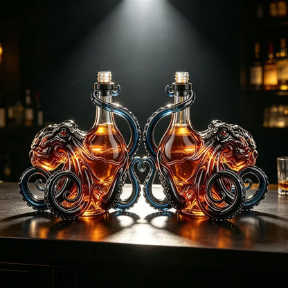 🎁 Father’s Day Hot Sales 50% OFF –  Octopus-style whisky bottle, classic collector's edition 🐙🥃