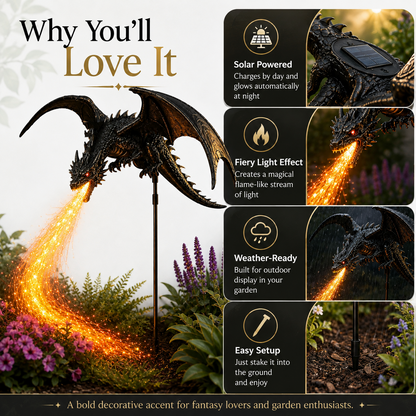 ☀️🐉Solar Dragon Fire Garden Light