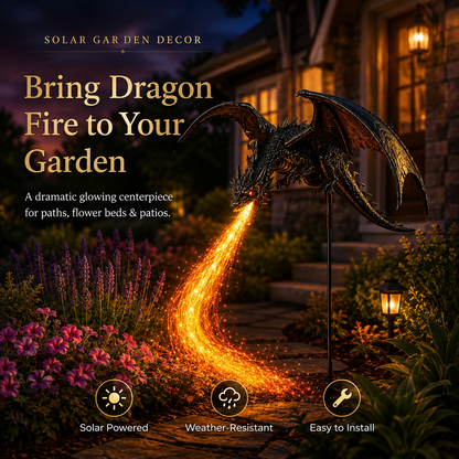 ☀️🐉Solar Dragon Fire Garden Light
