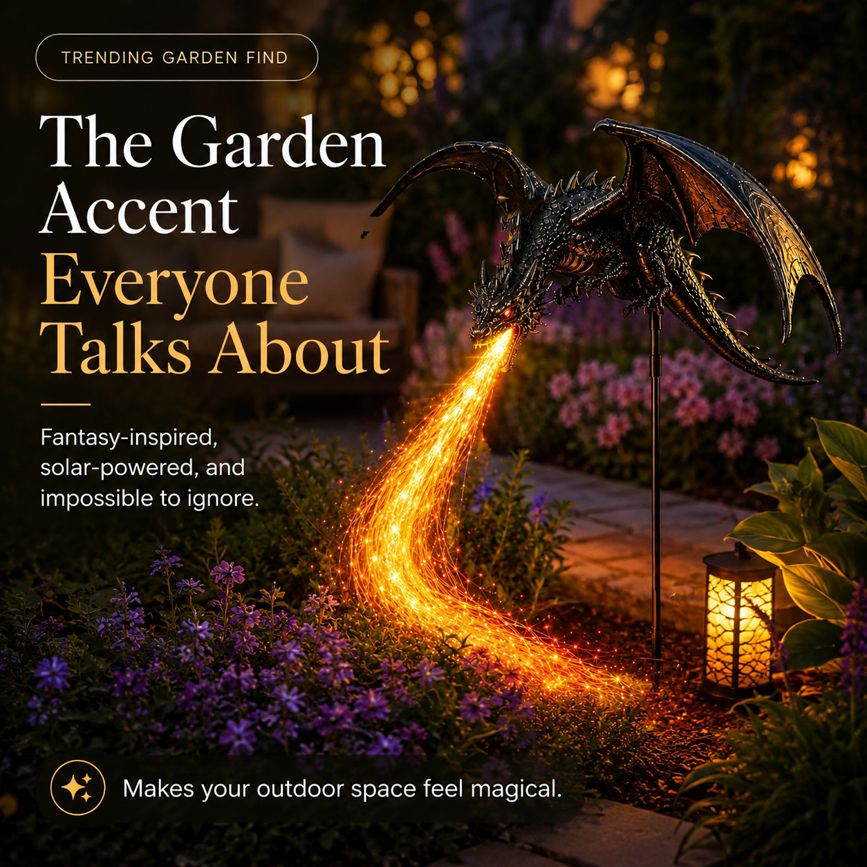 ☀️🐉Solar Dragon Fire Garden Light