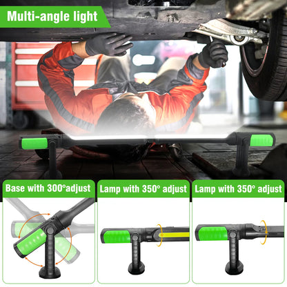 🎁 Father's Day Gift – Linkax 2400LM Work Light Bar, Rechargeable, Magnetic + Hooks