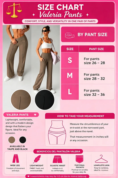 👖 Valeria Pants – High-Waisted, Office & Gym, Stretch, Flattering Fit