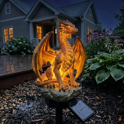 🐉✨Dragon Legacy Golden Ember Edition Solar Garden Light