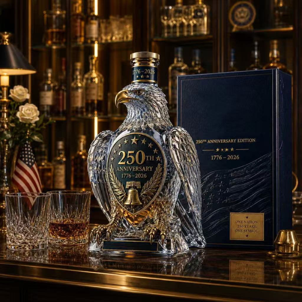 🎁Limited-time promotion🦅Hawk Whiskey Bottle -250th Anniversary Commemorative Bottle