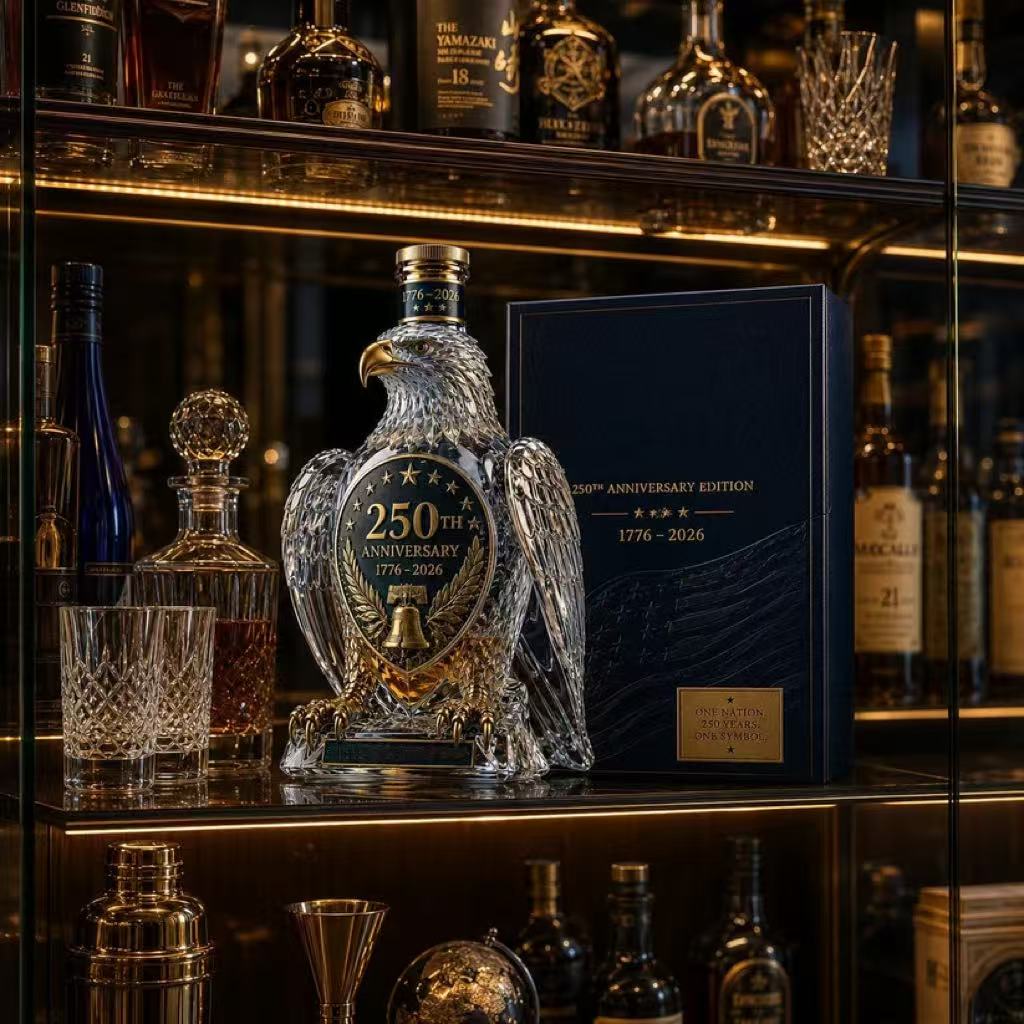 🎁Limited-time promotion🦅Hawk Whiskey Bottle -250th Anniversary Commemorative Bottle