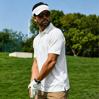 👕 Men's Quick-Dry Performance Polo Shirt | Moisture-Wicking & UPF30+