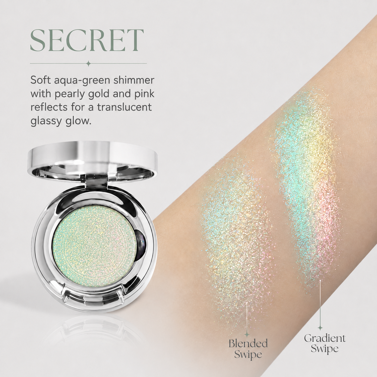 ✨ 2026 New Multichrome Baked Eyeshadow Highlighter | Color-Shifting Gradient Glow