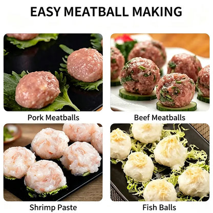 🥩 Stainless Steel Meatball Maker Press – Make Multiple Meatballs at Once