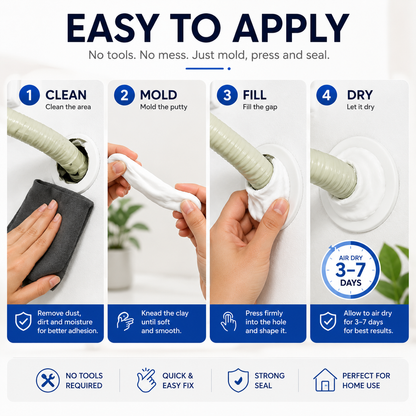 🧱 Sealant Clay – Waterproof, Anti-Insect, Wall Hole Filler, Easy to Apply