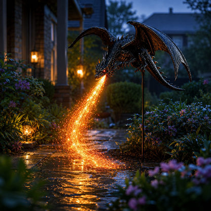 ☀️🐉Solar Dragon Fire Garden Light