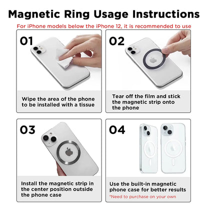 5000mAh Magnetic Power Bank for iPhone 12-17 Series with MagSafe