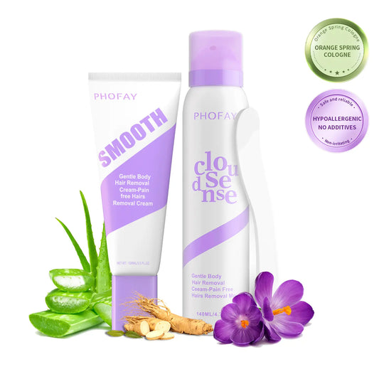 ✨ Pain-Free Bikini Hair Removal Cream – Gentle Sensitive Skin Formula with Aloe & Hyaluronic Acid