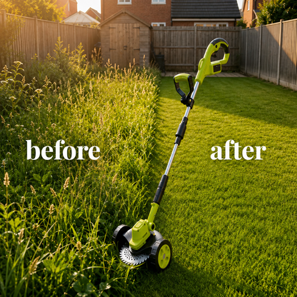 🌿21V 3-in-1 Cordless String Trimmer, Edger & Mini Mower – 2 Batteries Included