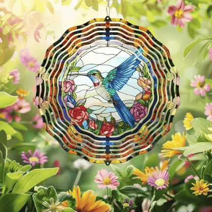 🏠Lucky Mandala Windmill – 3D Kinetic Art, Indoor/Outdoor, Stainless Steel