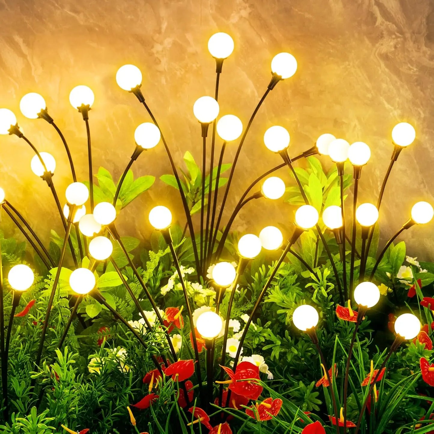 🔥Last day 50% OFF🔥Outdoor Solar Firefly Lights with Auto Dusk-to-Dawn Glow-Buy More Save More