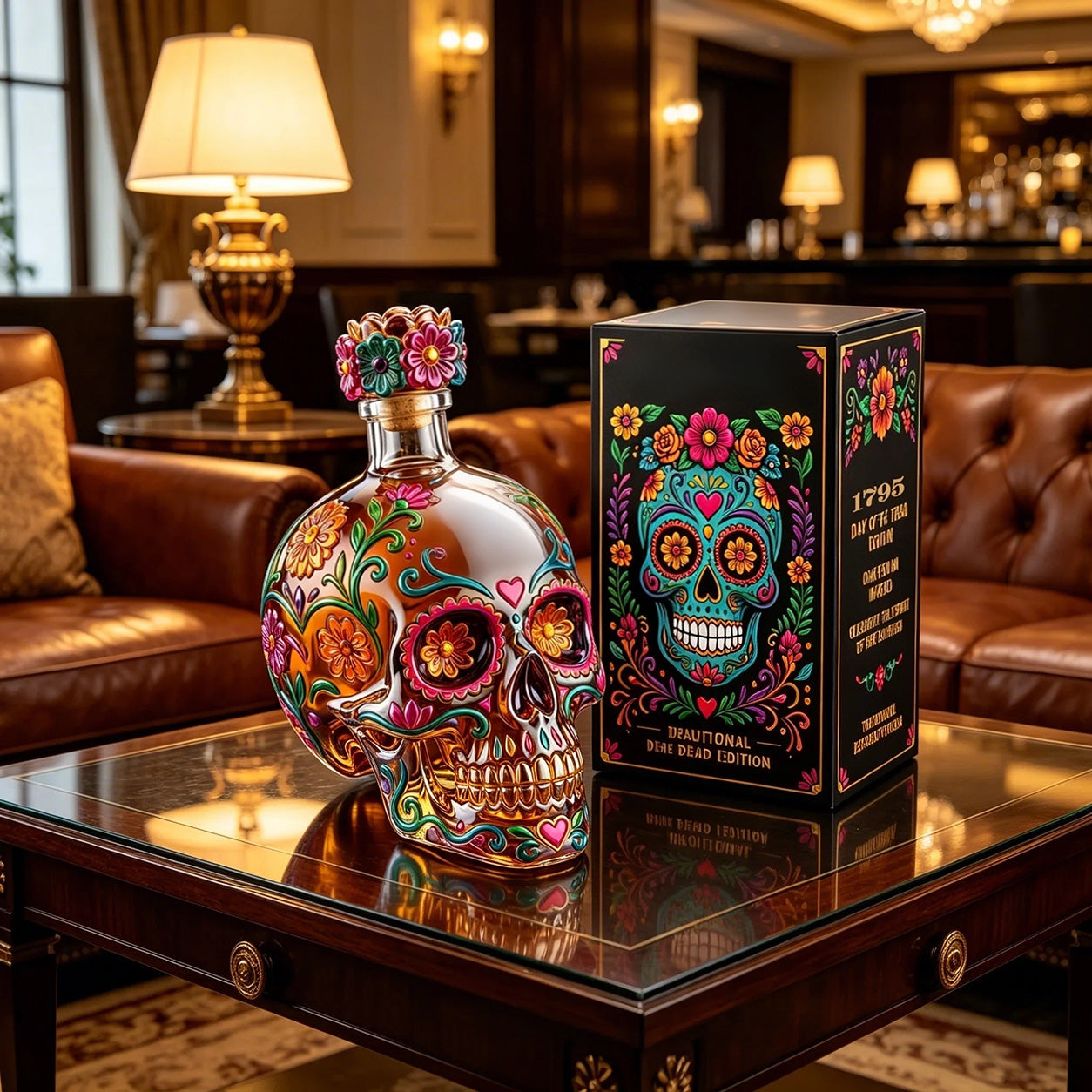 💯HOT SALE-Day of the Dead Limited Edition Tequila Bottle